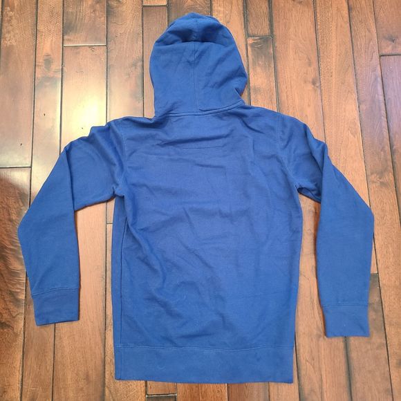 Chicago Cubs WRIGLEY FIELD Hoodie 100 Years Patch 1914-2014 Blue Size Medium M - Picture 2 of 10